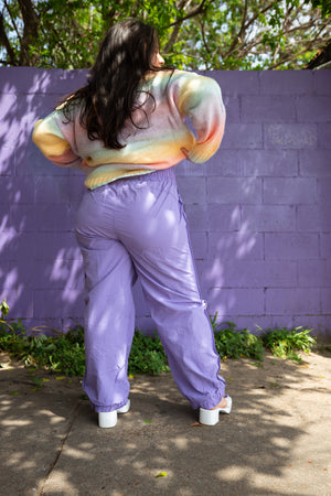 Lavender Parachute Pants *Extended Sizes