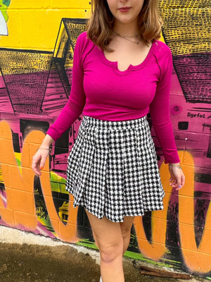 Thanksgiving Plaid Skirt *Extended sizes
