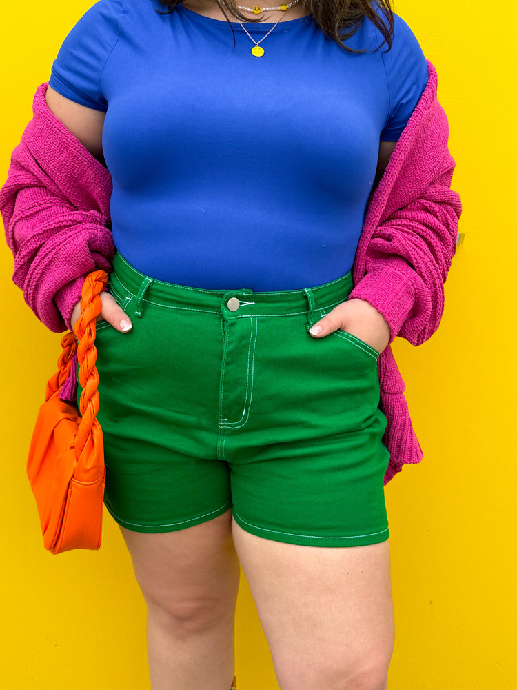 Happier than Ever Shorts in green (S-3XL)