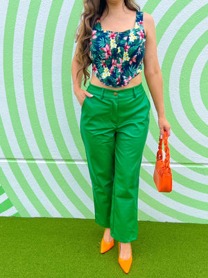 
            
                Load image into Gallery viewer, Don&amp;#39;t Call Faux Leather Pants in Green*EXTENDED SIZES
            
        