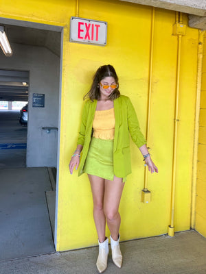 Green & Yellow Blazer Outfit Bundle