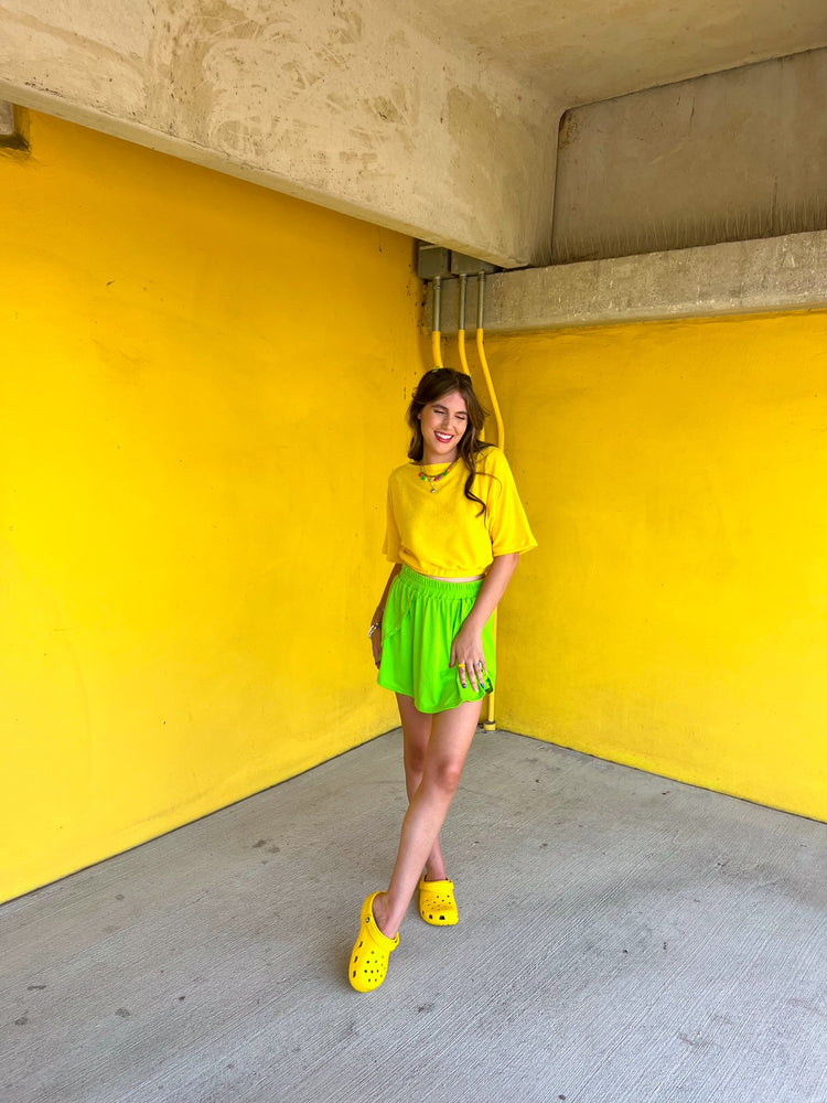 
            
                Load image into Gallery viewer, Sour Candy Knit Top in Yellow *Extended Sizes
            
        
