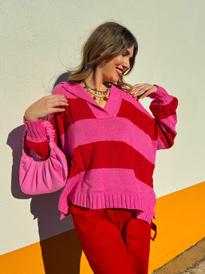 Valentine Striped Sweater (S-3XL)