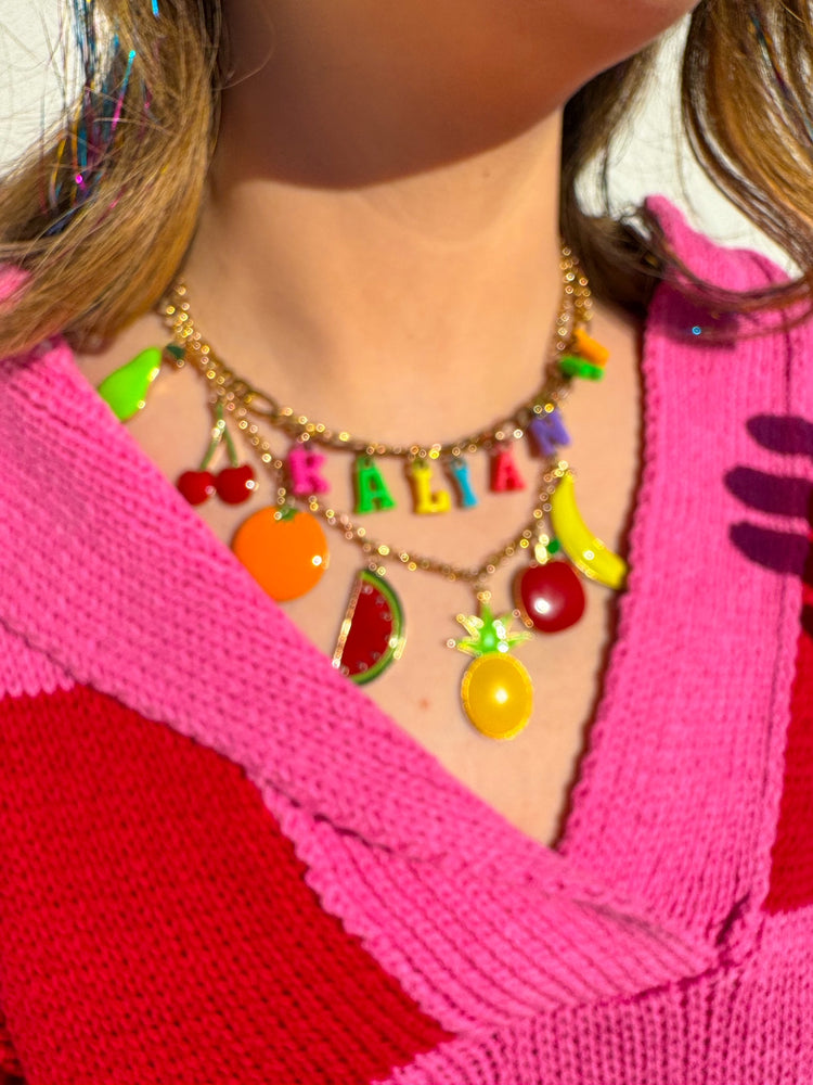 
            
                Load image into Gallery viewer, Fruity Charm Necklace
            
        