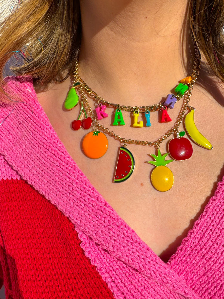 
            
                Load image into Gallery viewer, Fruity Charm Necklace
            
        