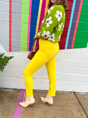 
            
                Load image into Gallery viewer, Seize the Day Yellow Trouser Pants
            
        