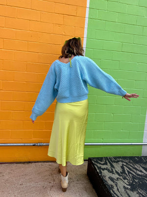 
            
                Load image into Gallery viewer, Minty Fresh Midi Skirt
            
        