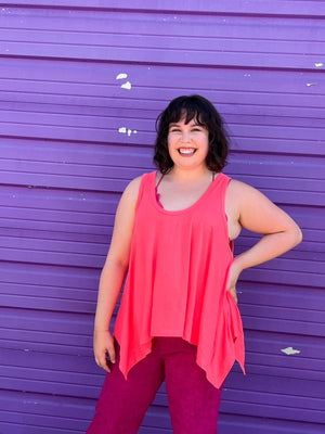 Angel Cake Coral Tank *Extended Sizes