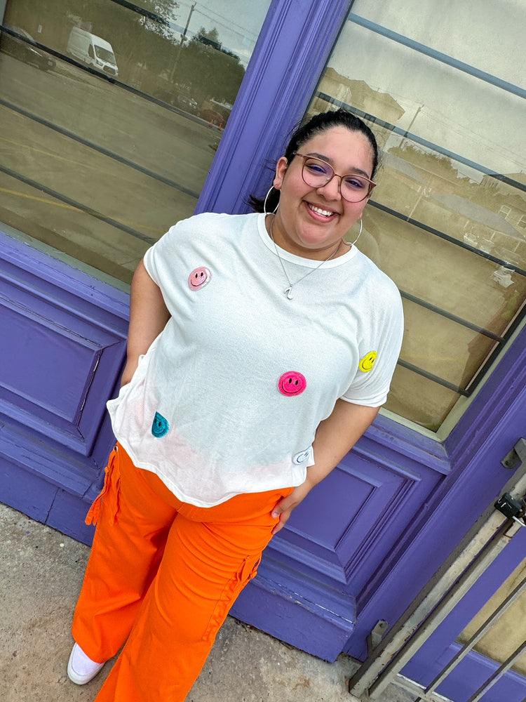 Smiley Oversized Top (S-3XL)