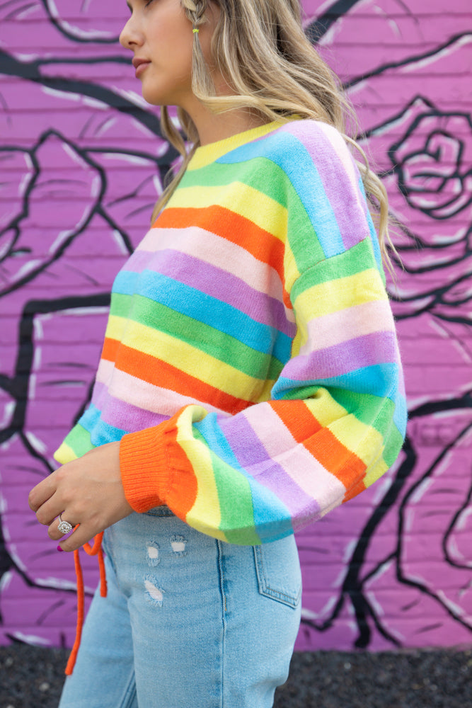 Color Squad Rainbow Sweater