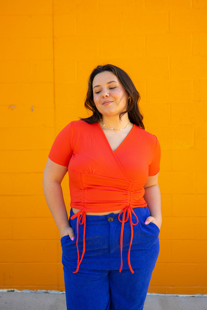 See You at Sunset Orange Top (S-3XL)